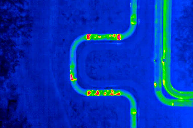 Detección térmica de anomalías en tuberías