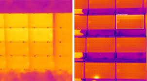 Comparativa termográfica de paneles solares